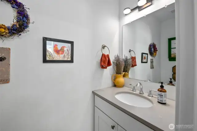 Main floor powder room
