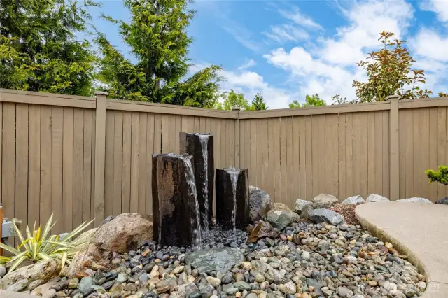 Serene water feature