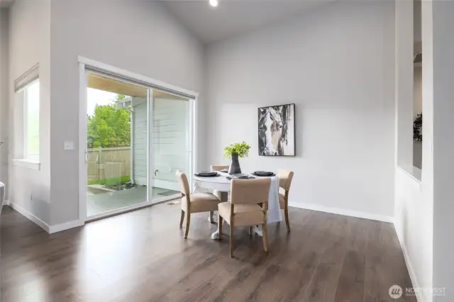 Room to entertain with ease
