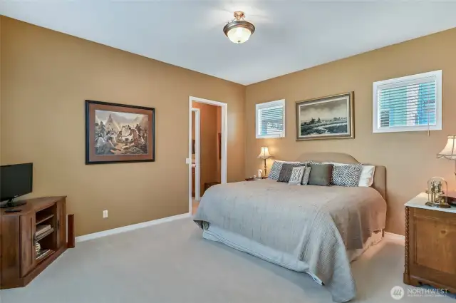 The second bedroom is also en-suite and separated from the primary by the den so you, and your guests, have quiet and privacy.