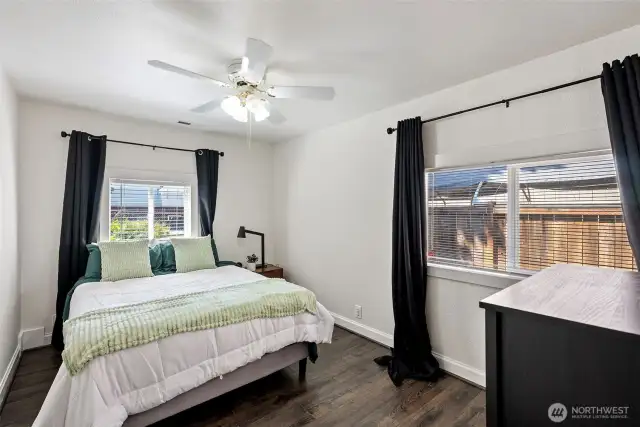 Guest bedroom #1 just off kitchen