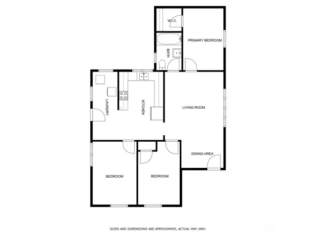 7219 S. Pine St floor plan - schedule a tour TODAY!