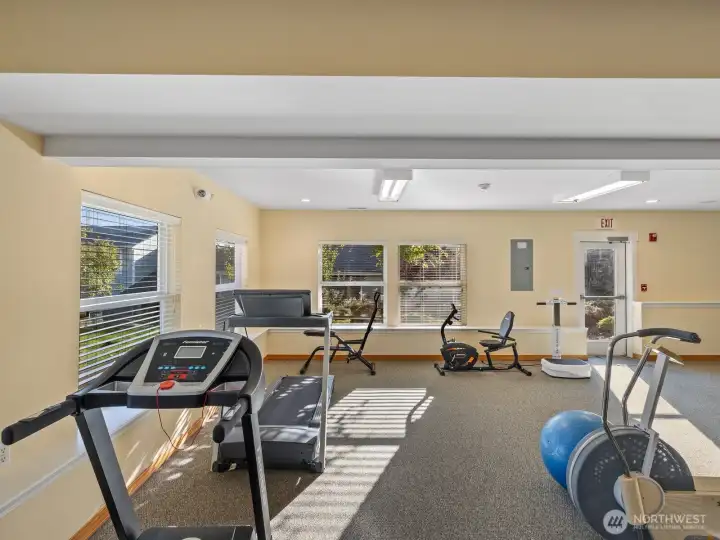 Gym area in the community club house
