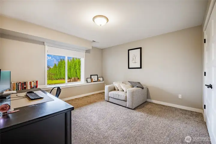 Office with closet