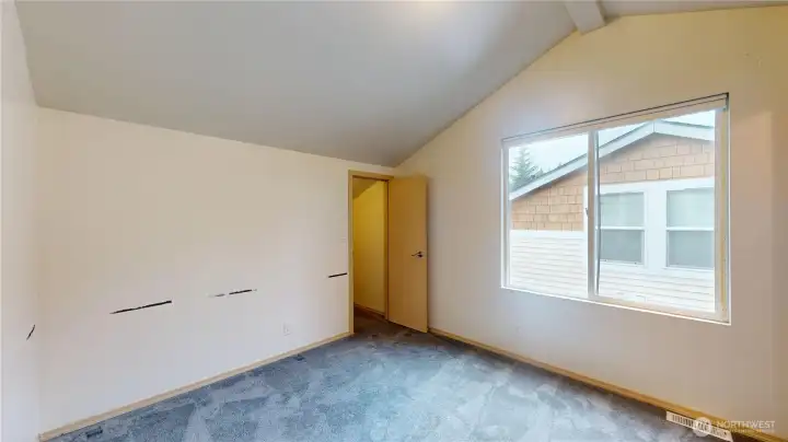 The second suite/bedroom has a large closet and large windows for maximum light!