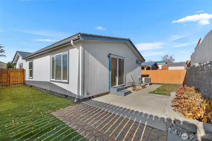 Private Fenced Back Yard