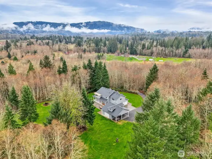 Expansive property with PNW scenery in every direction.