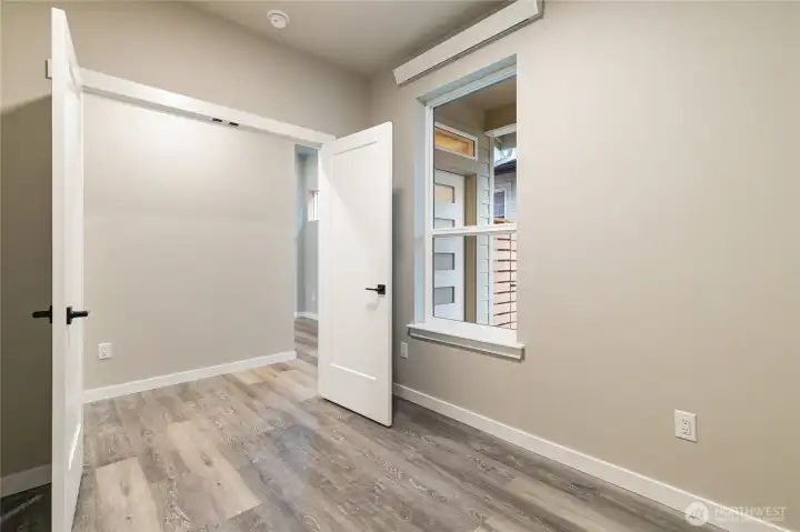 3rd bedroom conveniently located off of main entry for privacy