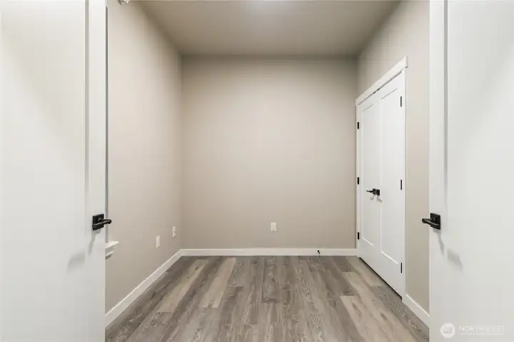 French doors open to 3rd bedroom