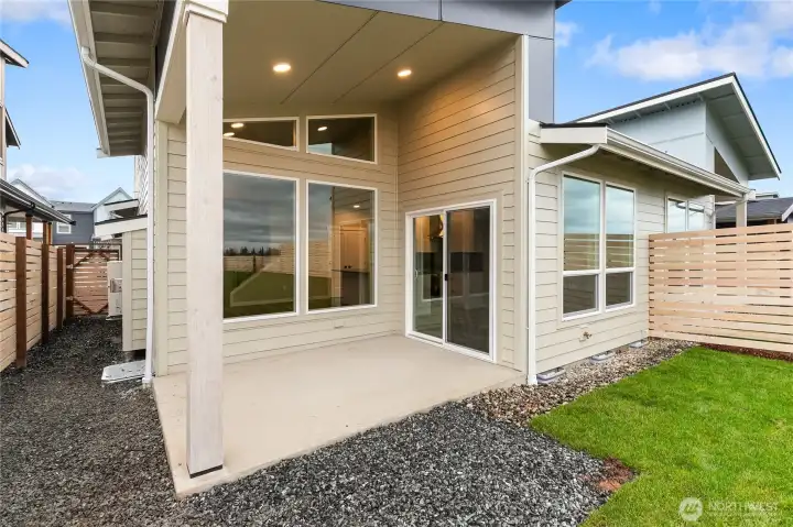 Covered patio