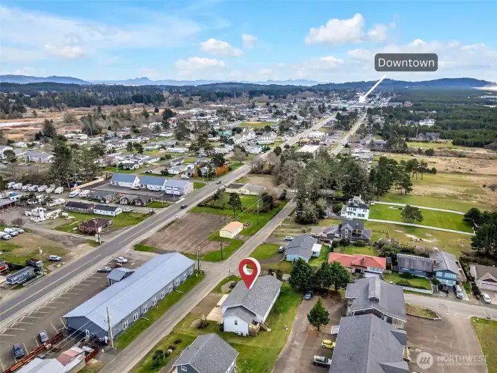 Location to downtown