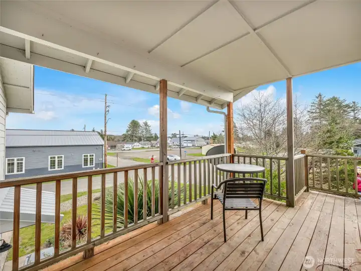 Unit A deck Unit A deck