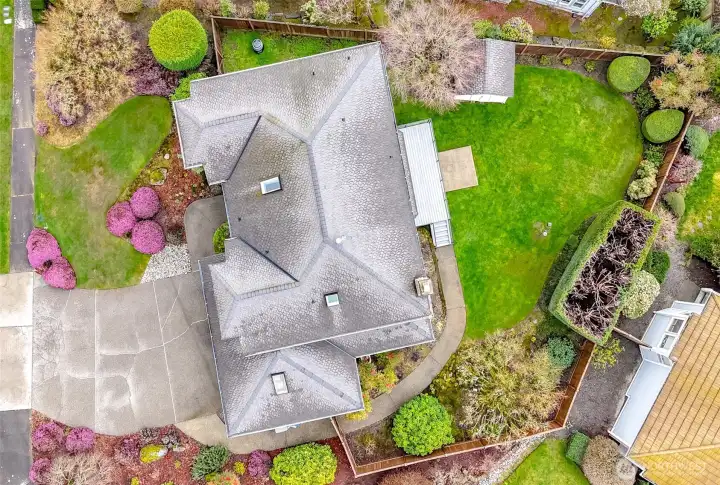 Located on a cul de sac on a private dead end street