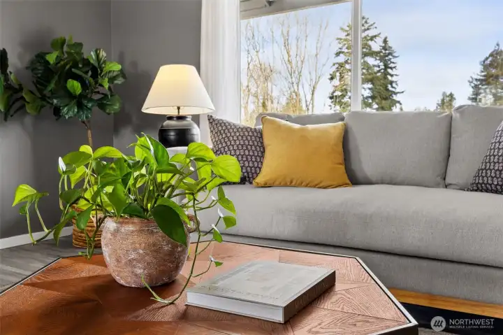 Desirable open concept living is perfect for entertaining and everyday living