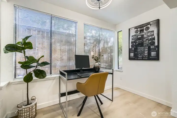 Flex area for office, gym,  reading nook?