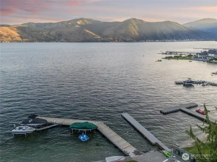 Shared dock & Buoy Boat ramp is with in 1/4 mile