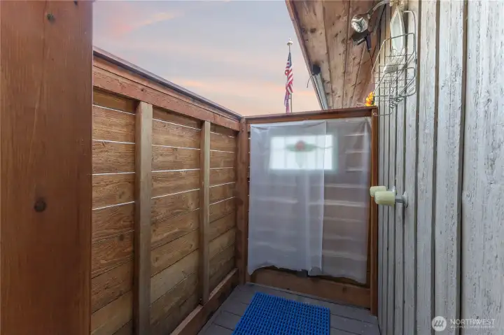 ADU outside shower