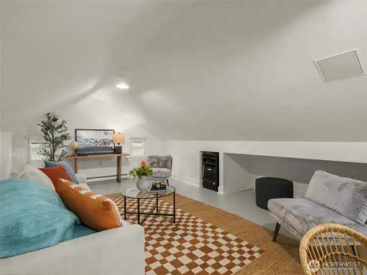 Upper level rec room