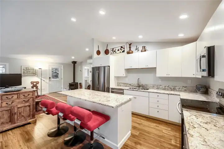 Upper level ADU kitchen
