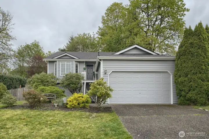 Roof recently replaced, exterior recently painted, fenced yard with gates, plenty of parking- including RV & A/C- all you need to do is move-in! Nice territorial & Olympic Mountain views to the West with great sunsets!