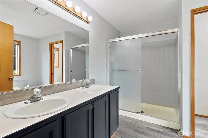 Primary Bth Shower Door & Frame will be replaced Primary Bth Shower Door & Frame will be replaced