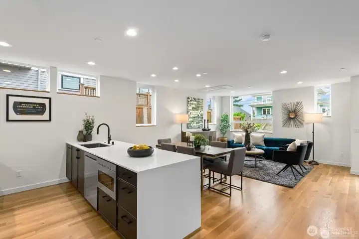 REAL hardwood floors and plenty of natural light. REAL hardwood floors and plenty of natural light.