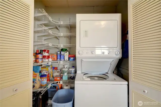 Pantry with Washer and Dryer