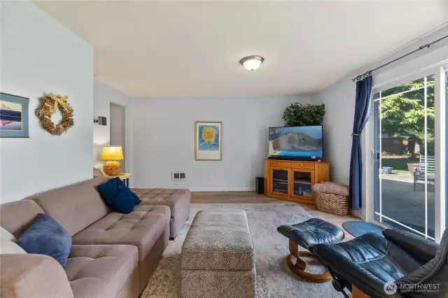 Another view of the den, lounge room