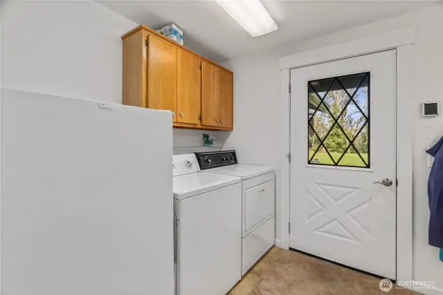 Door to backyard