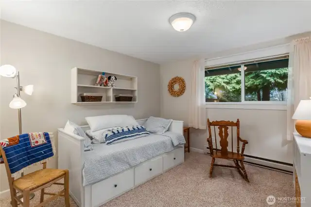 Bedroom 2 with views to backyard