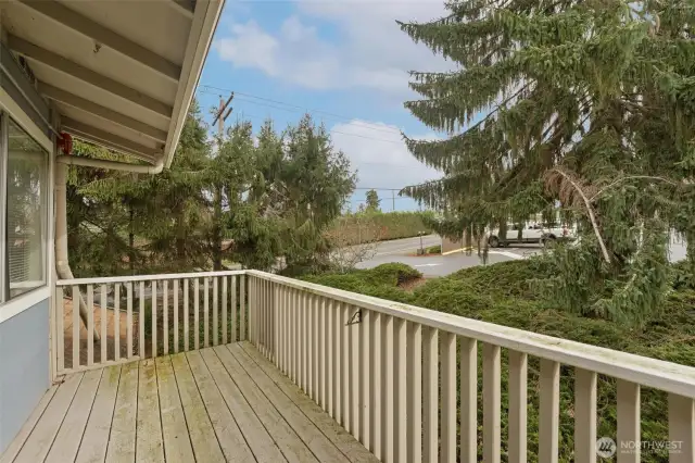 Enjoy the outdoors on your private balcony.