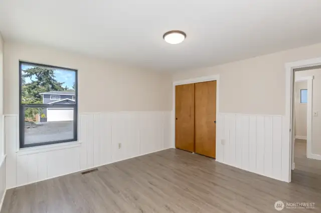 Looking the other direction in the main floor bedroom.