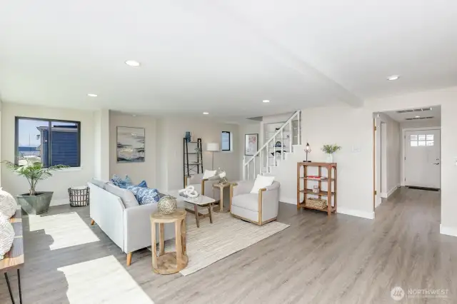 Casual living is part of living on the water.