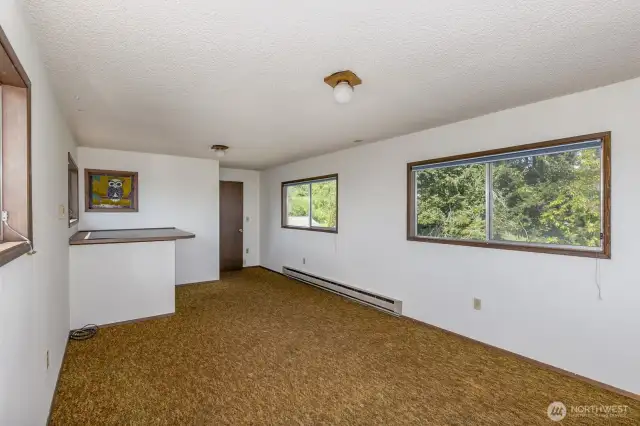 The bonus room above the garage. This space is multi-functional.