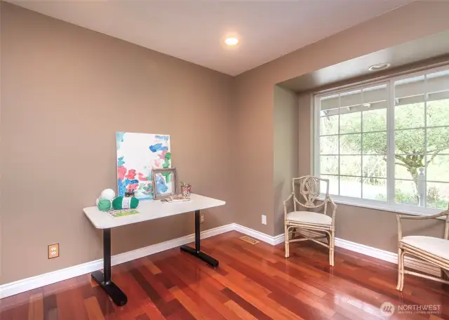Office on main floor.