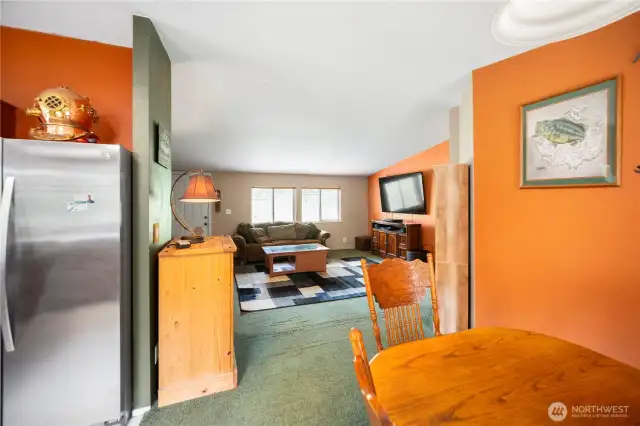 Cozy dining area, perfect for sharing meals together.