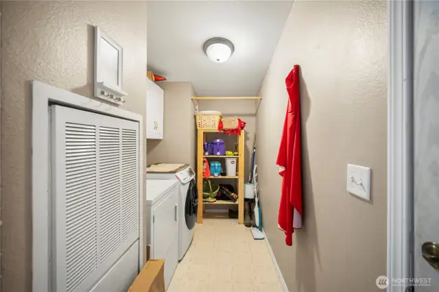 Large mud room/utility room combo is nice for this kind of country lifestyle!