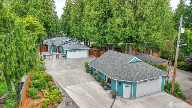The extra spacious lot has had a large 2nd garage with 800 sq. ft. apx. with a ADU in mind for the future.  The entire home has been rebuilt to the highest standards, fully permitted with a effective age of 2018.
