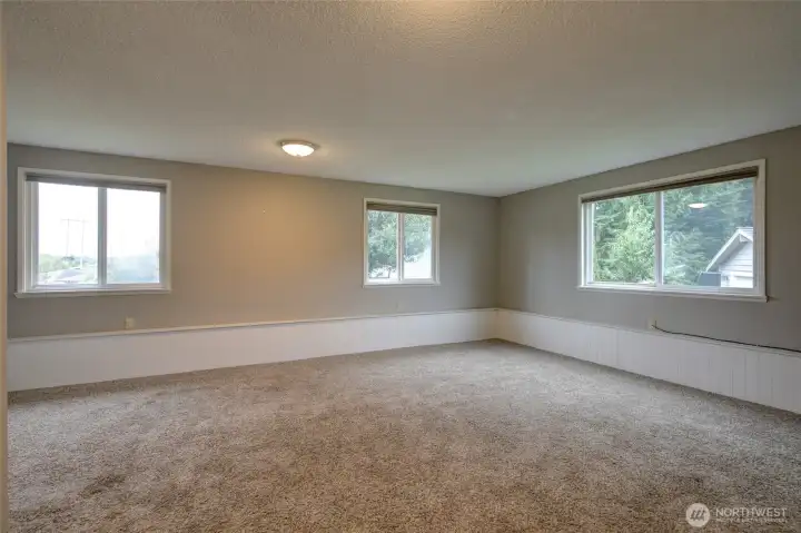 Lower level family room, cont