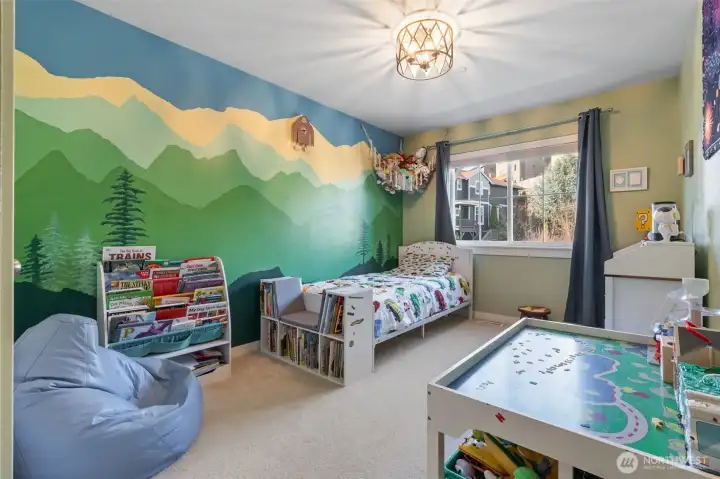 Upper floor bedroom #2.