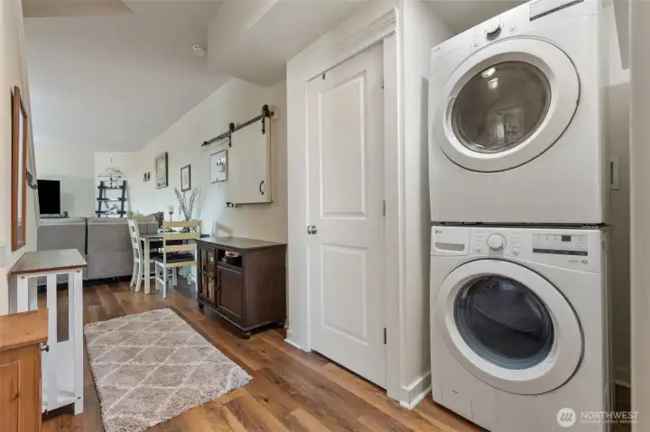 Lower level laundry area. Great for generational living.