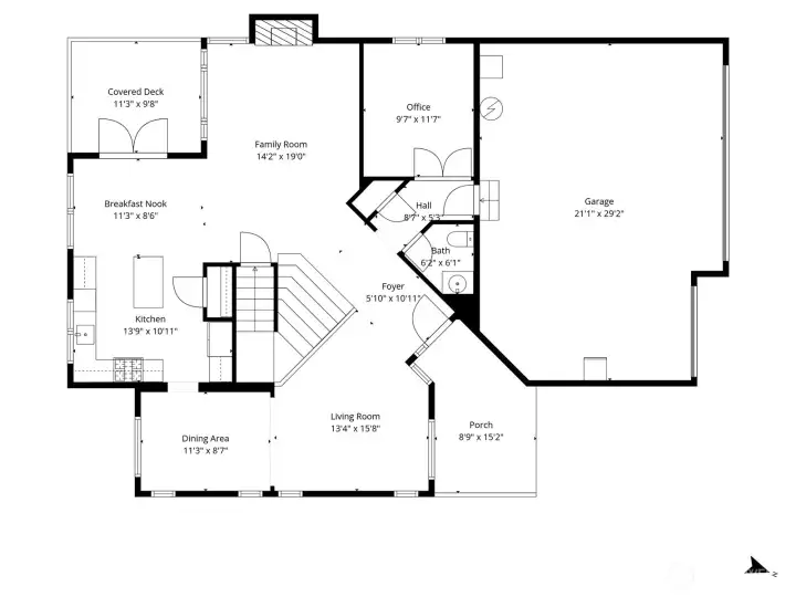 Main Level Floorplan