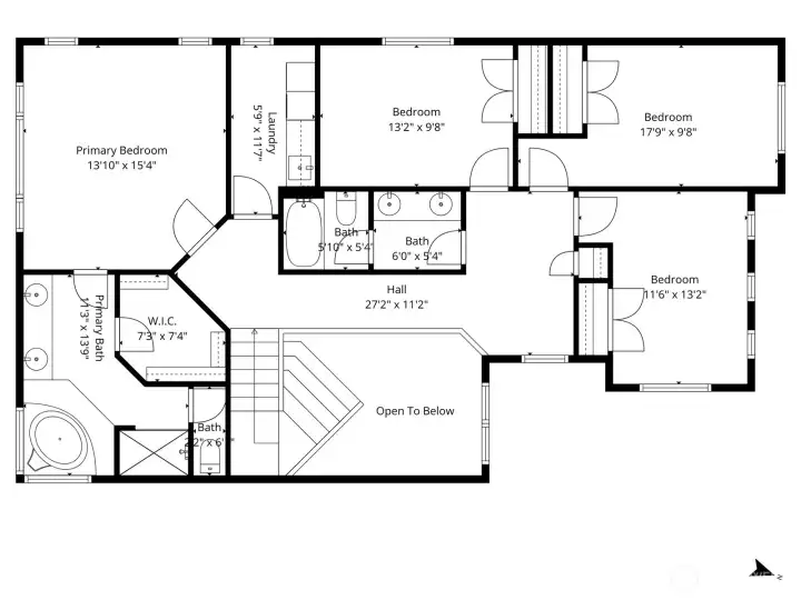 Upper Level Floorplan