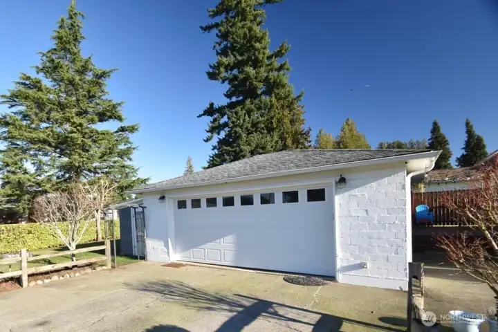 Garage and shed