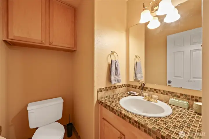 Lovely formal powder bath on the main level!