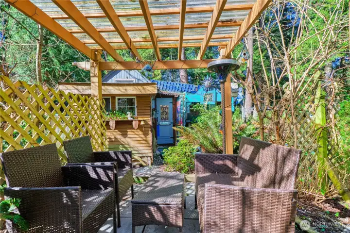 Back Covered Sitting Area