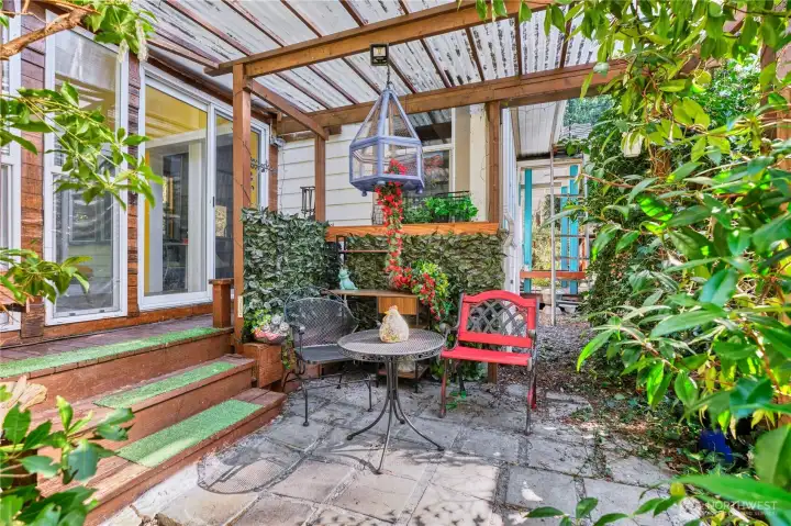 Back Covered Sitting Area