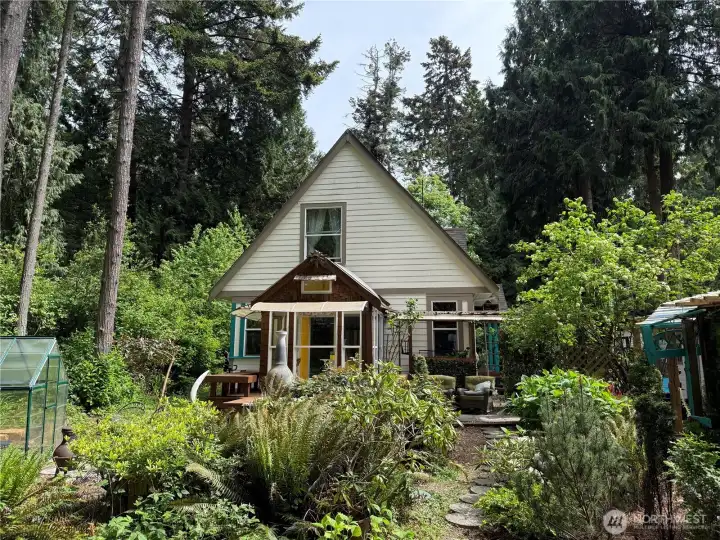 View of home from backyard