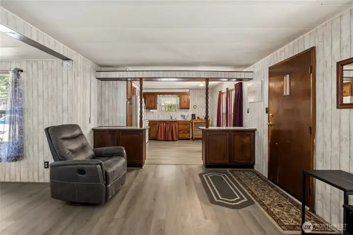 Open Living Room/Kitchen