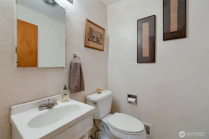 1/2 bath on main floor